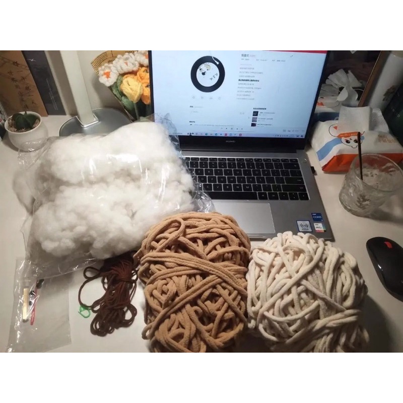 Gấu Bông Len Tự Đan DIY Handmade