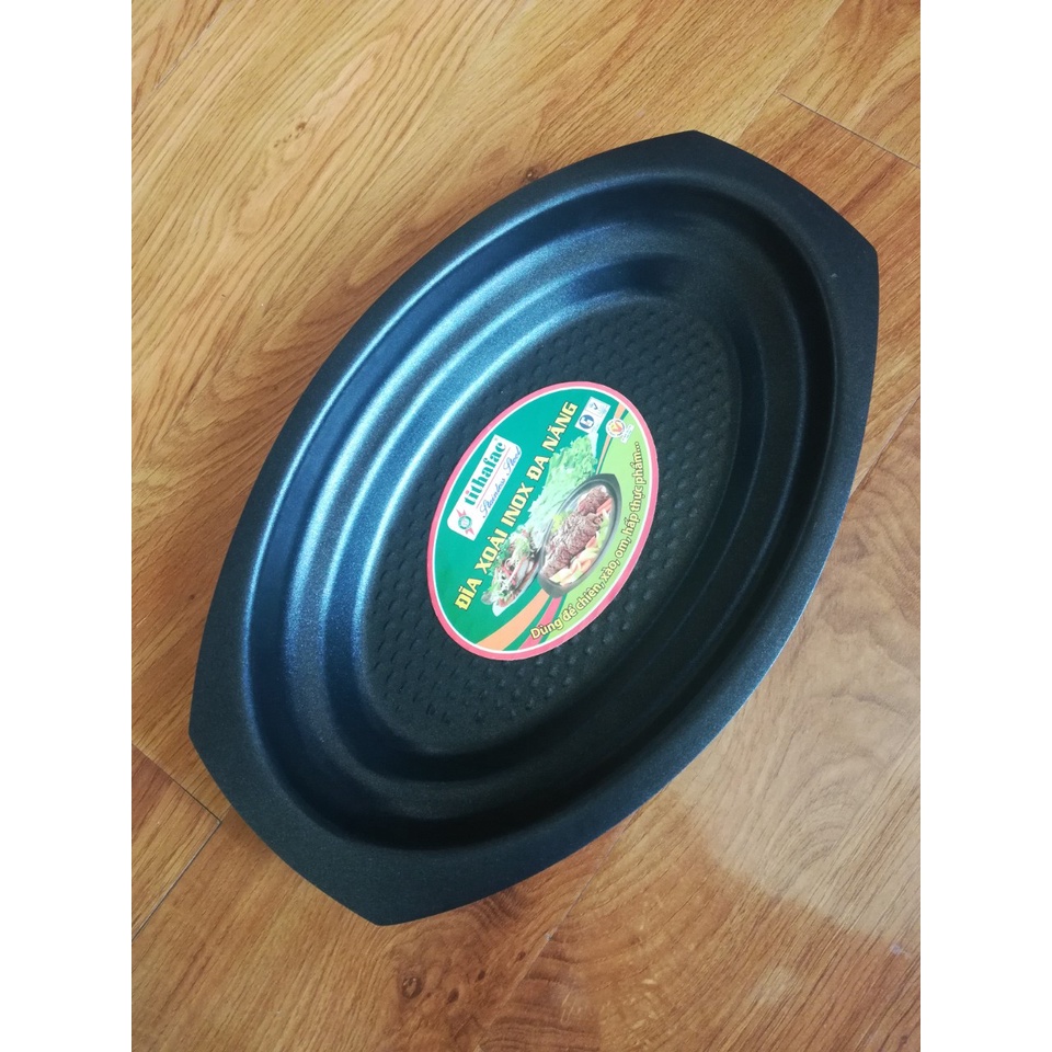 Dĩa Bò Né Sâu Lòng,Đĩa Hấp Cá Om Cá Chống Dính Đa Năng Lòng Sâu Inox-Tiến Thành