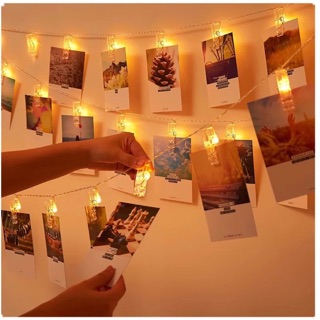 Dây đèn kẹp ảnh 2 trong 1 dùng pin AAA