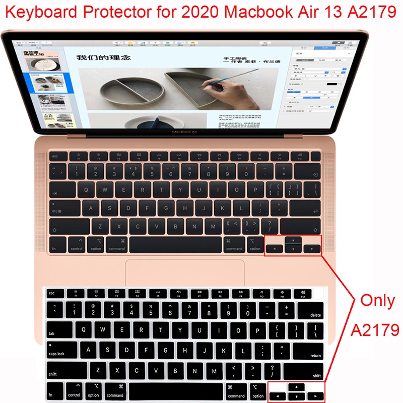 Miếng Dán Bảo Vệ Bàn Phím Chất Liệu Silicon Cao Cấp Dành Cho 2020 Macbook Air 13 9 Ốp