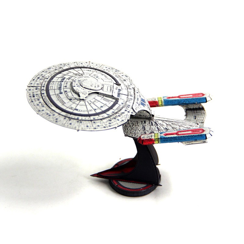 Đồ chơi lắp ghép Mô hình Kim loại Tàu Vũ trụ USS Enterprise Star Trek S082