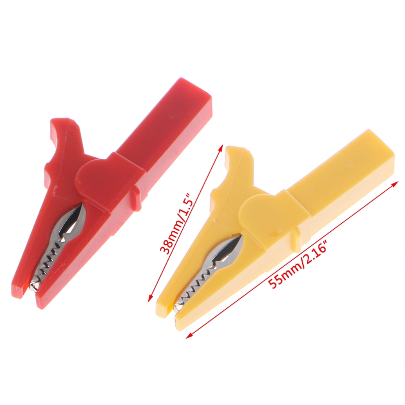 Bộ 6 kẹp cá sấu cỡ 55mm kiểm tra phích cắm điện tiện dụng