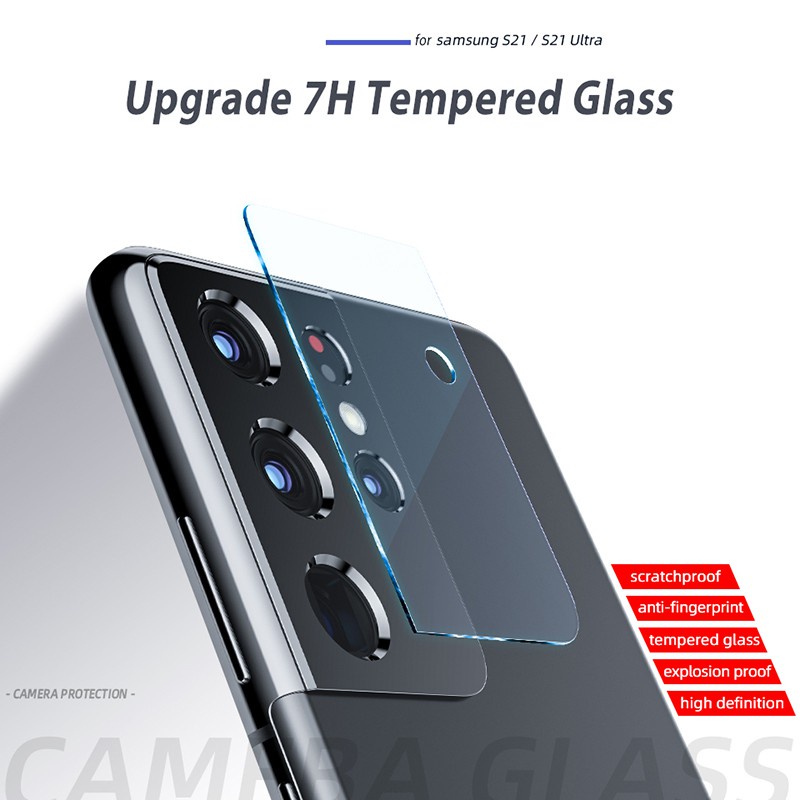 Kính dán cường lực camera For Samsung Galaxy S24 S23 S22 S21 S20 Plus Ultra Fe A03 Core M34 M54 M14 M23 M33 4G 5G dán bảo vệ camera