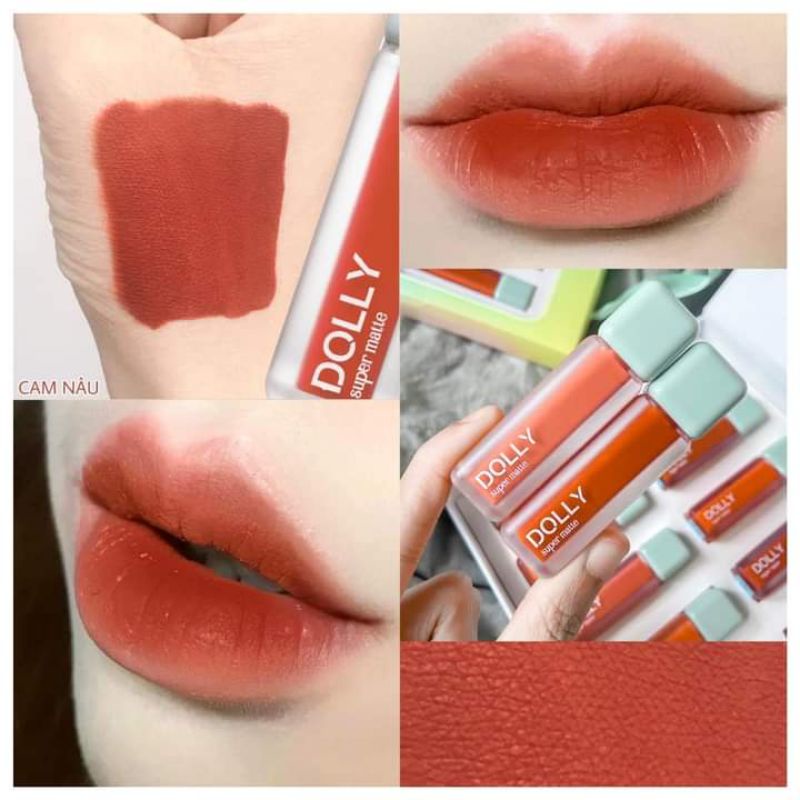 SON KEM DOLLY MATTE LIPSTICK 12 MÀU (CHỌN MÀU VÀO CHAT VỚI SHOP)