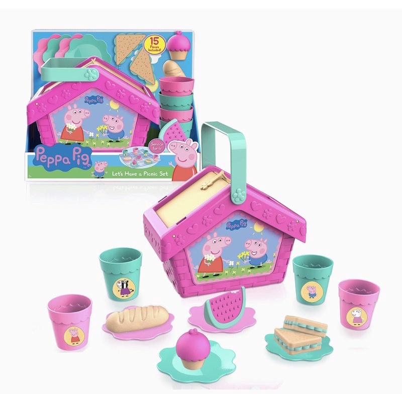 Set đồ chơi dã ngoại Peppa Pig Mỹ cho bé 3Y+