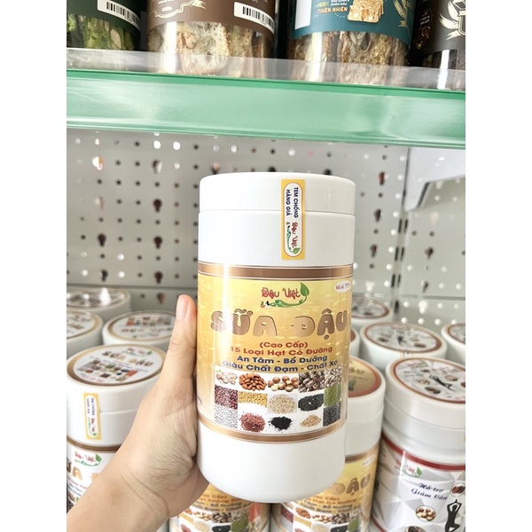 Sữa đậu 15 loại hạt không đường/ có đường cao cấp 500gr