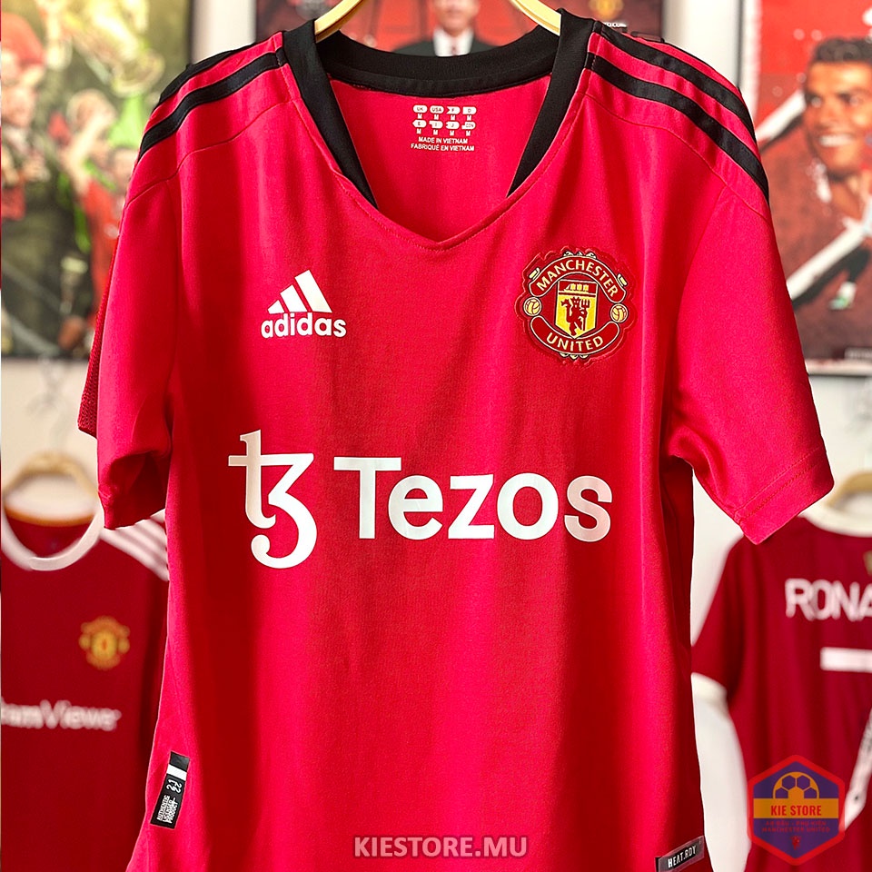 Set bộ thể thao quần áo bóng đá CLB Manchester United phiên bản SPF/ Bộ quần áo MU Tezos đỏ 2021 vải Thái xịn