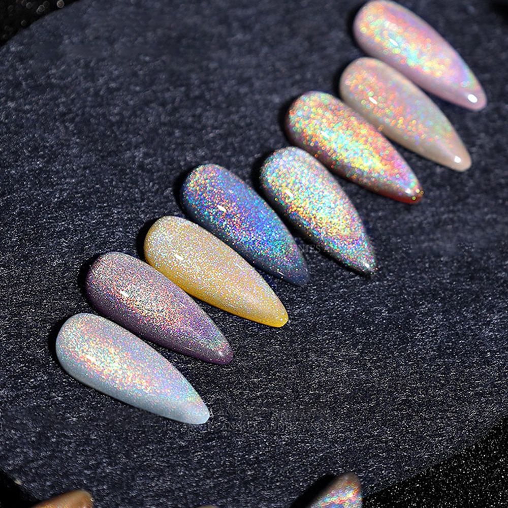 [Hàng mới về] Sơn móng tay gel uv mắt mèo nhiều màu sắc lấp lánh thời trang cho nữ 15ml