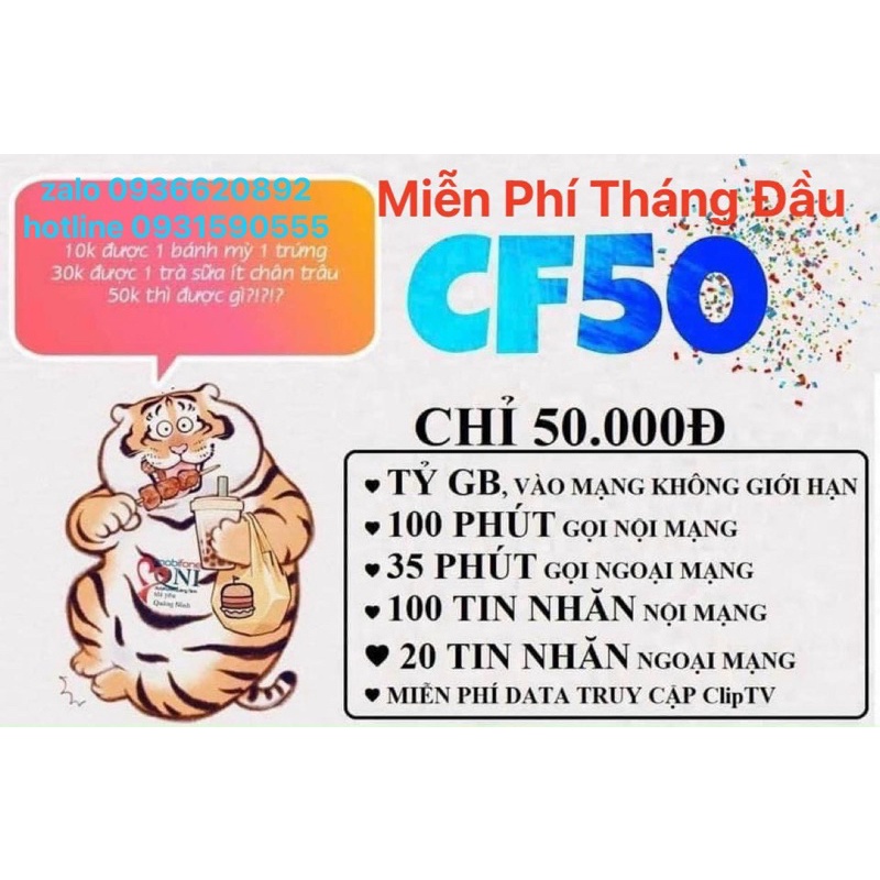 Siêu sim 4G 5G mobifone gói cước cf60 ed60 dip60 c90n dthn