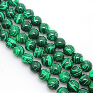 Chuỗi hạt đá lông công tự nhiên kích cỡ 4/6/8/10/12mm