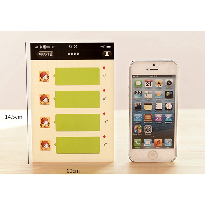 Set 4 tấm bưu thiếp phong cách Hàn Quốc thời trang