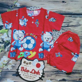 Đồ bộ Tole/Lanh thái cho bé trai size4(9-10kg)