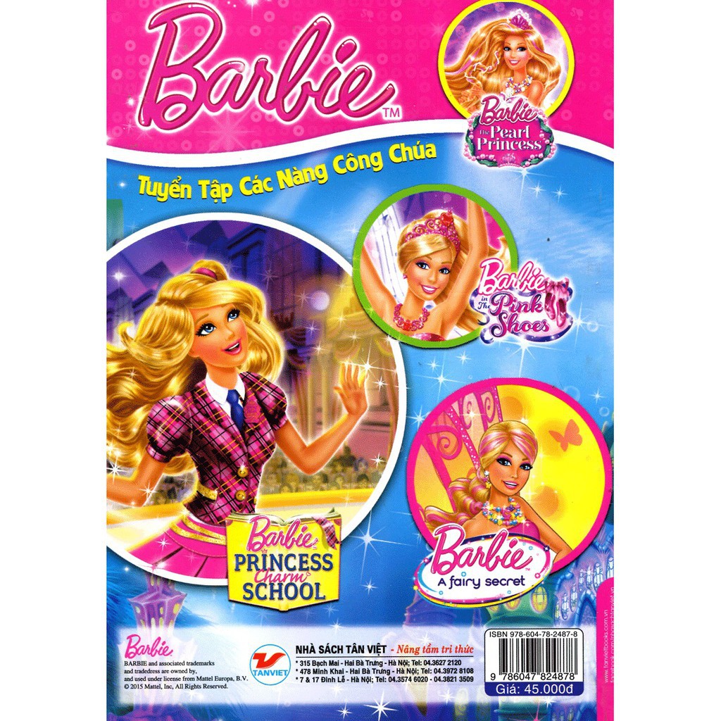 Sách - Tuyển Tập Các Nàng Công Chúa - Barbie (Tập 2)