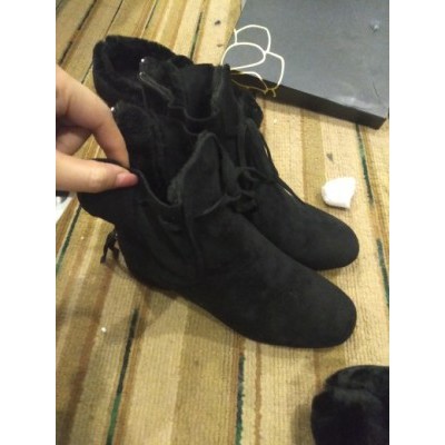 Boosts nhung 5p dây buộc khóa sau