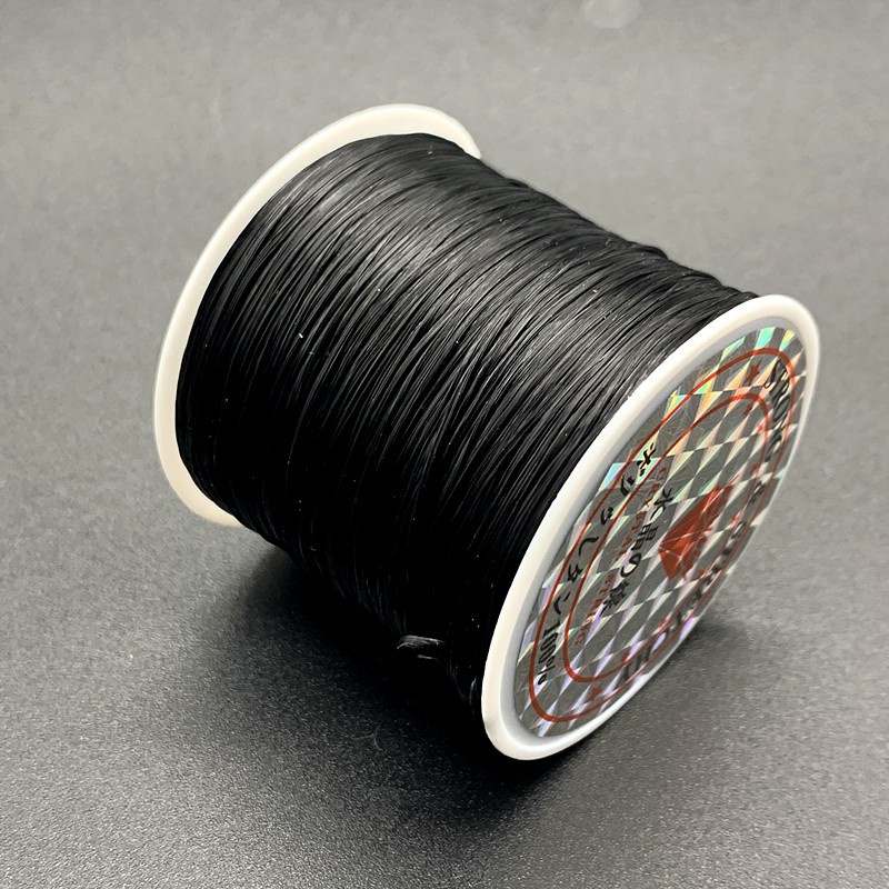 Cuộn 50M Dây Co Giãn 0.8mm Nhiều Màu Sắc Dùng Làm Trang Sức Tiện Dụng