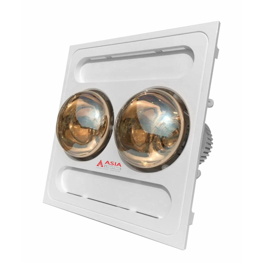 Đèn sưởi nhà tắm âm trần ASIA - 2 bóng (Model: DS2AT01)