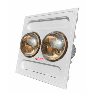 Đèn sưởi nhà tắm âm trần asia - 2 bóng