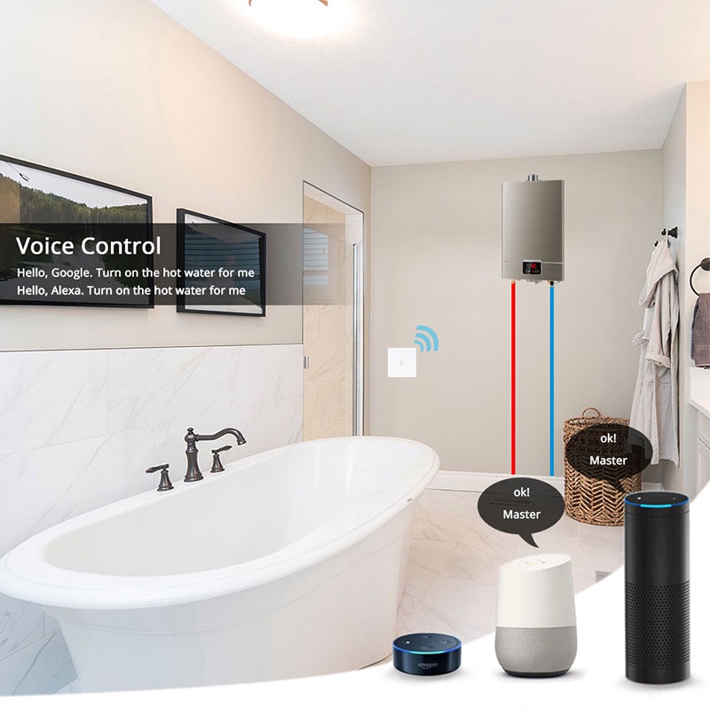 Công Tắc Điều Khiển Từ Xa Bằng Giọng Nói Thông Minh Kết Nối Wifi Cho Amazon Alexa Echo Google Home
