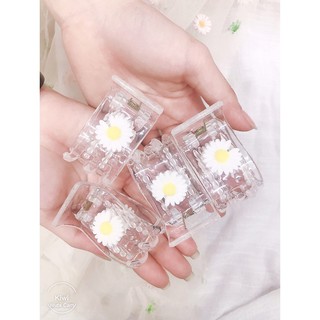 [Ảnh thật ]Kẹp tóc, kẹp càng cua 5 răng dẻo ko gãy Hoa cúc