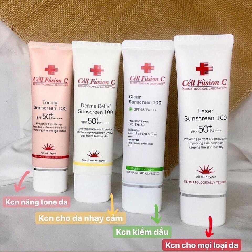 Kem chống nắng Cell Fusion C Laser Sunscreen 100 SPF50+/PA+++