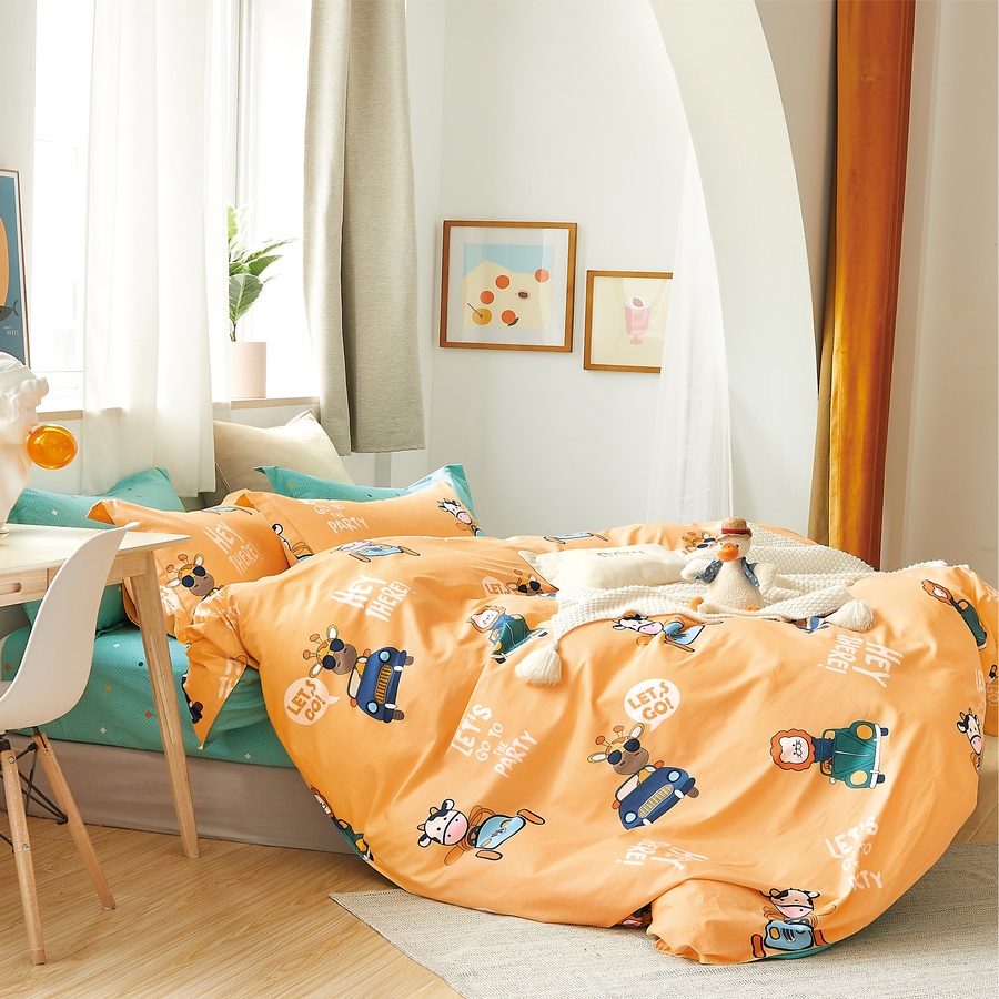 Bộ chăn ga áo gối Cotton Madeleine 1m6x2m 1m8x2m +30cm (22)