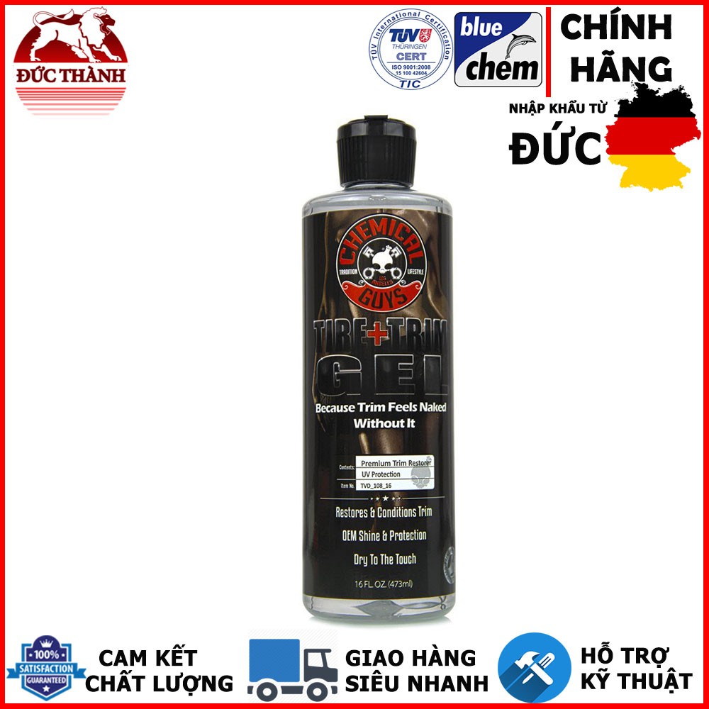 Dung dịch làm mới và bảo dưỡng nhựa, cao su Chemical Guys New Look Tire and Trim Gel 16oz  ducthanhauto