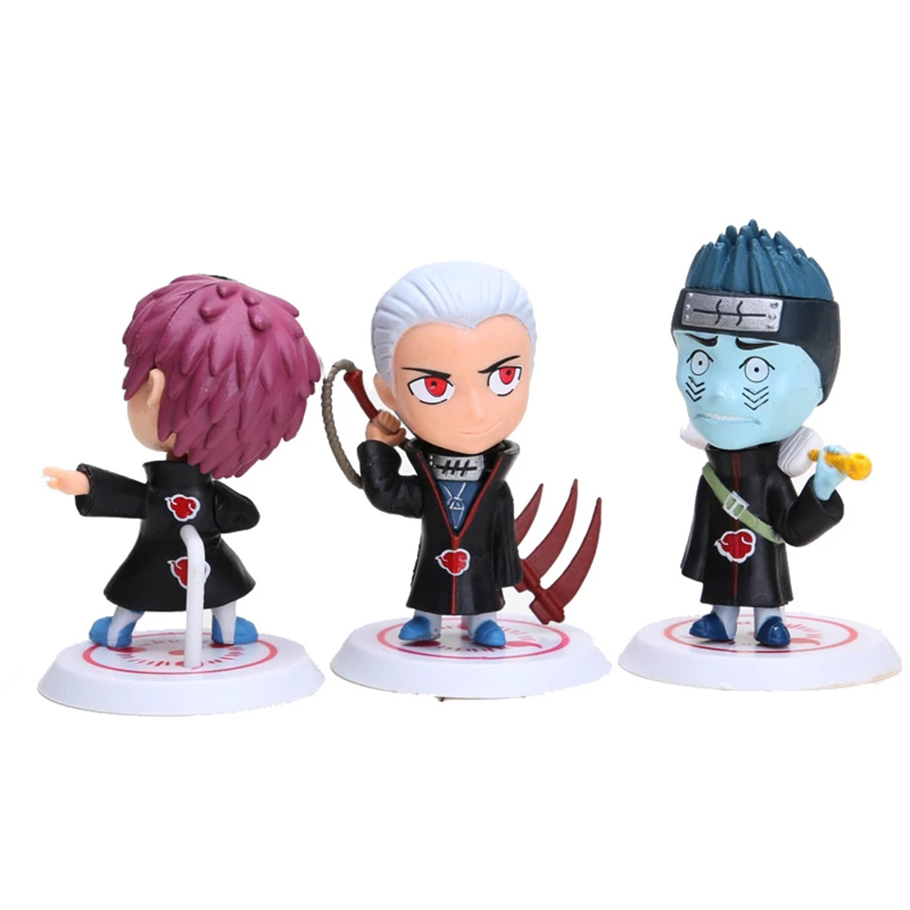 Set 11 Mô Hình Nhân Vật Phim Hoạt Hình Naruto Bằng Pvc