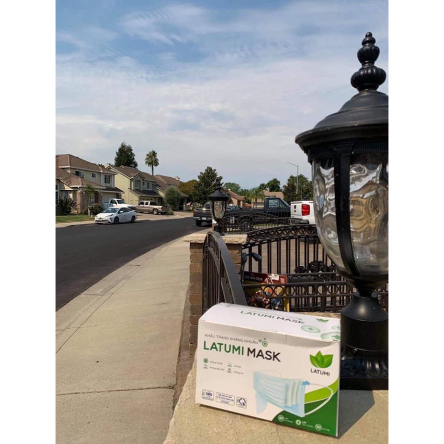 [COMBO 2 HỘP] Khẩu Trang Y Tế 4 Lớp Lọc Khuẩn 99% Cao Cấp LATUMI Phòng Chống Vi Khuẩn Qua Đường Hô Hấp yun.shop32 | BigBuy360 - bigbuy360.vn