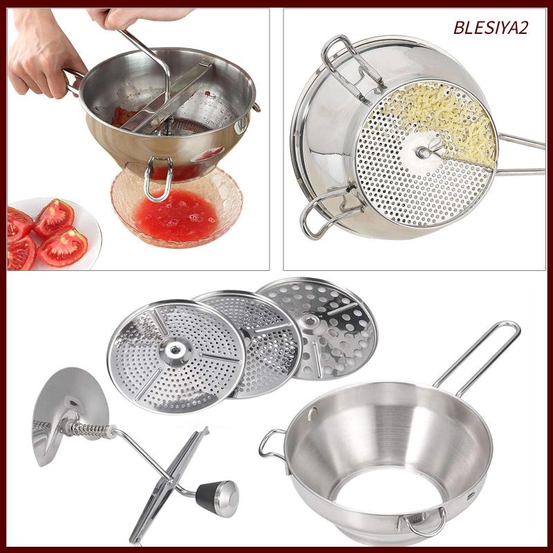 Máy Nghiền Khoai Tây Nghiền Có 3 Đĩa Giao Diện Được