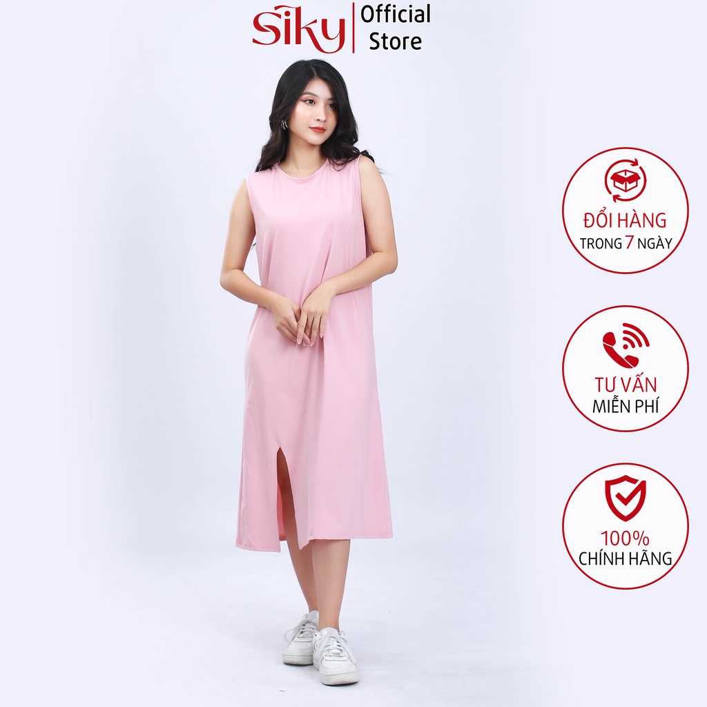 Váy suông sát nách SIKY chất coton
