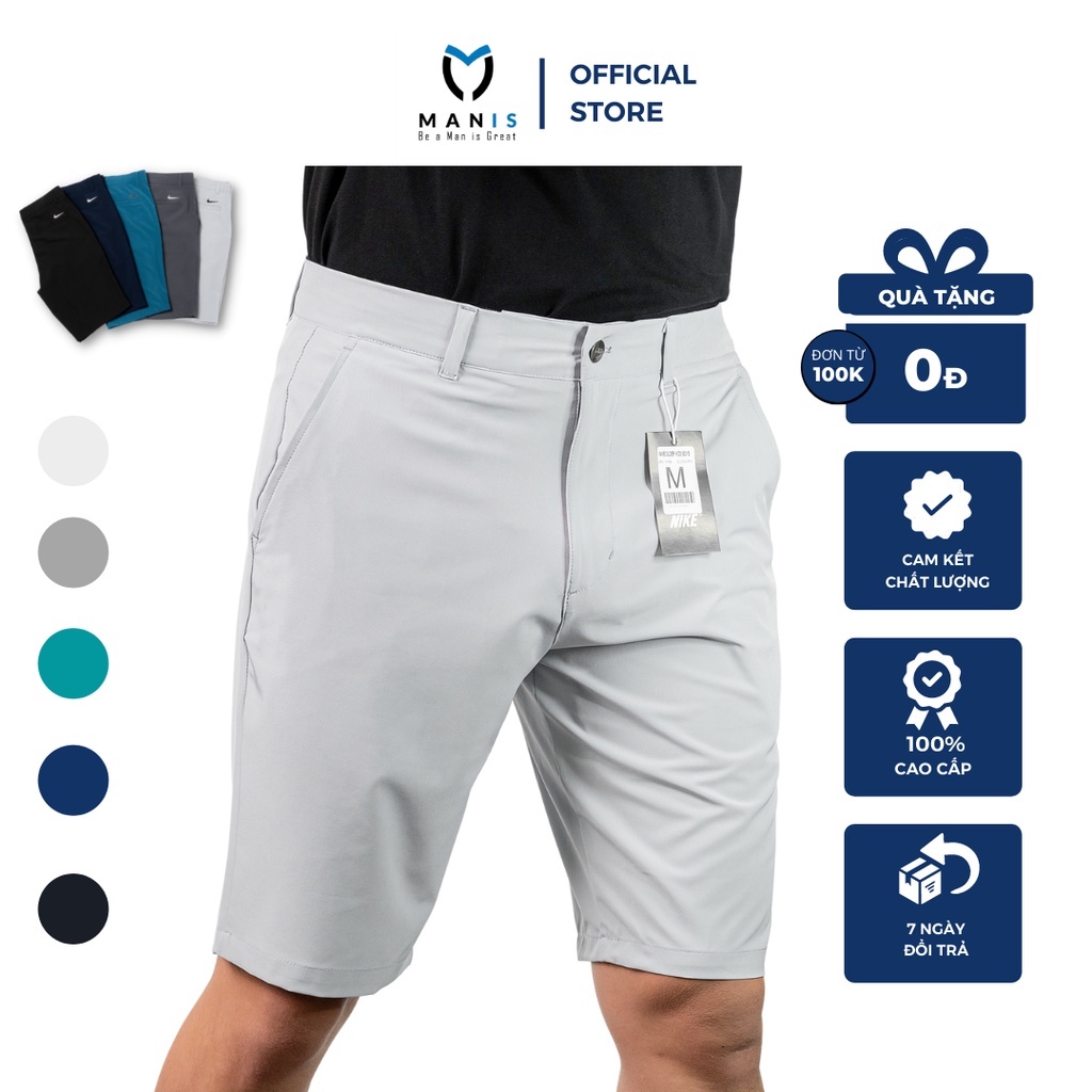 Quần Short Golf Nai Co Giãn Chống Nhăn, Đồ Thể Thao Cao Cấp MANIS SPORT