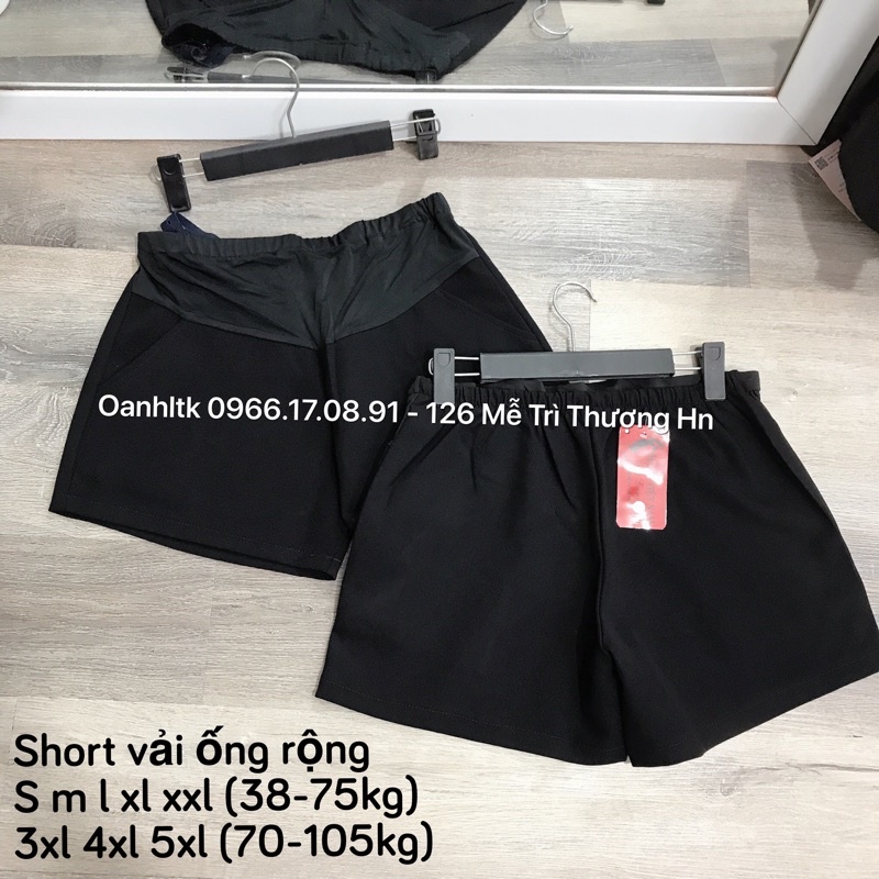 QUẦN SHORT BẦU Bigsize( 70-105kg) - Quần Đùi Bầu Mùa Hè