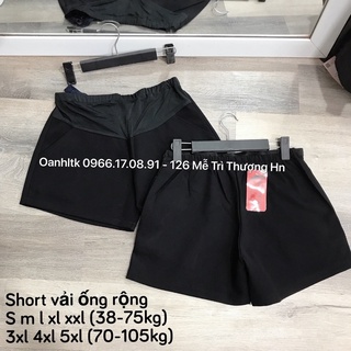 QUẦN SHORT BẦU ĐẠI 70-100KG