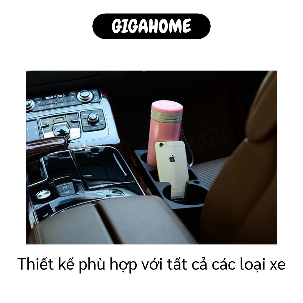 Phụ Kiện Đựng Nước GIGAHOME Kệ Đựng Chai Nước Ô Tô Tiện Lợi Đựng Bình Nước và Điện Thoại 7451