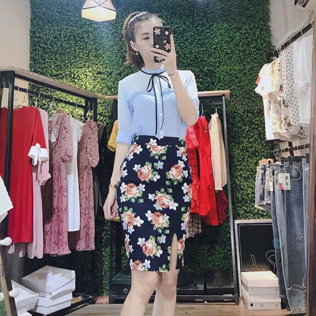Áo sơ mi ren bọt cao cấp