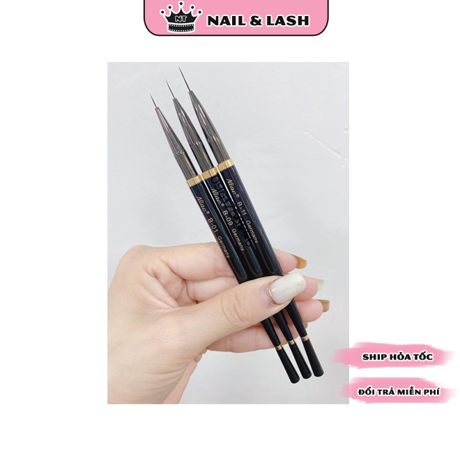 Cọ vẽ nail , cọ niao cao cấp vẽ nét chuyên nghiệp - Đồ nail Nghi Thảo