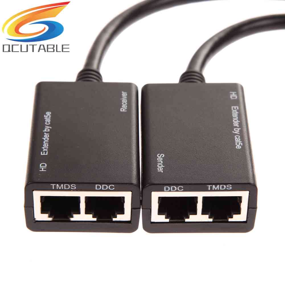 Bộ Khuếch Đại Tín Hiệu HDMI Trên RJ45 CAT5e CAT6 UTP LAN Ethernet Balun 1080p 3D