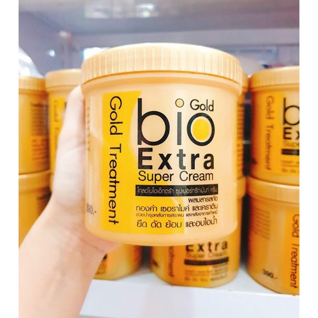 [ JunHee AUTH ] Ủ tóc Bio Gold Extra Super Cream dạng hũ