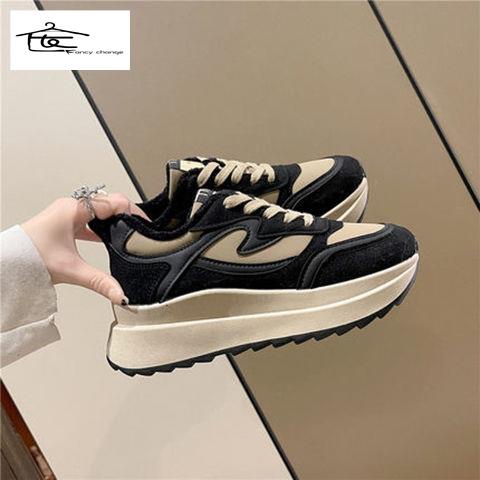 Giày Đế Dày Tăng Chiều Cao Phong Cách Hàn Quốc Độc Đáo Mới