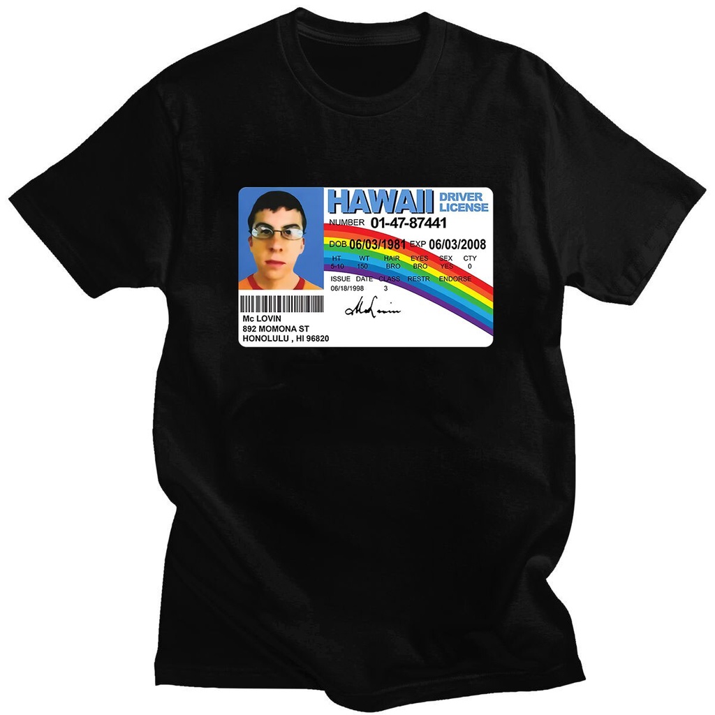 Áo Thun Cotton Tay Ngắn In Chữ Mclovin Thời Trang Cho Nam