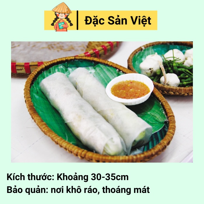 Bánh Tráng Gạo Bình Định - Bánh Tráng Nhúng - Bánh Trán Sống Bình Định - Đặc Sả Việt
