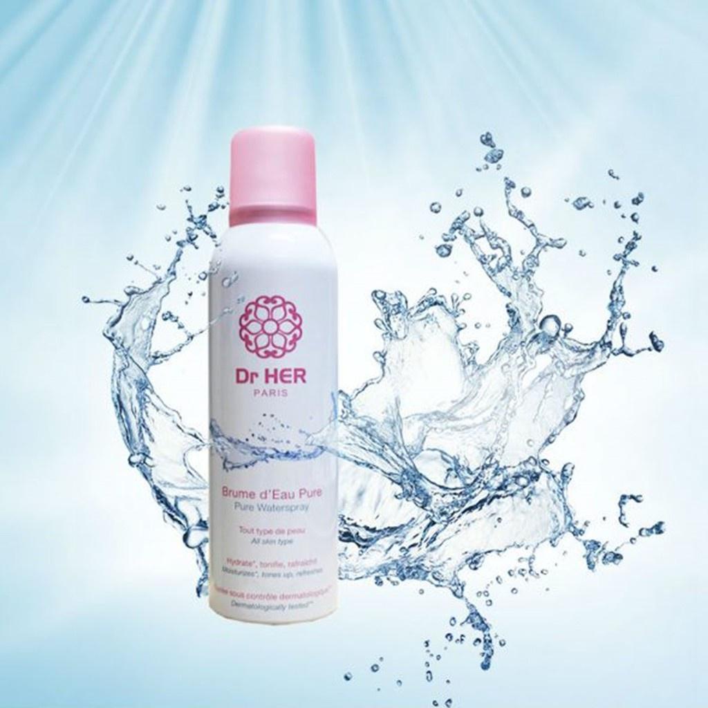 Xịt Khoáng Dưỡng Ẩm Làm Dịu Da PHÁP Dr.Her Pure Water Spray