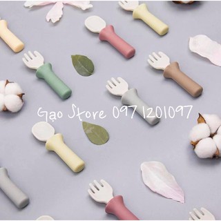 SET THÌA DĨA SILICON CAO CẤP BLUEMAMA CHÍNH HÃNG HÀN QUỐC