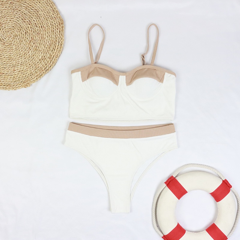 Bikini Nữ Cổ Chữ V Gợi Cảm Phong Cách Vintage