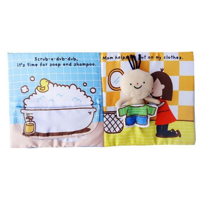 Sách Vải Kỹ Năng It's Bath Time Của JJOVCE SV35