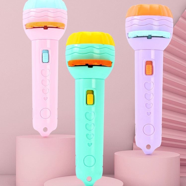 [Rẻ vô địch] Đèn pin chiếu hình có 10 đĩa 80 hình chiếu ngộ nghĩnh dành cho bé yêu -supersale247