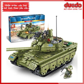 Sembo 105682 Lắp ghép siêu tank hạng trung - Đồ chơi Xếp hình Mô hình