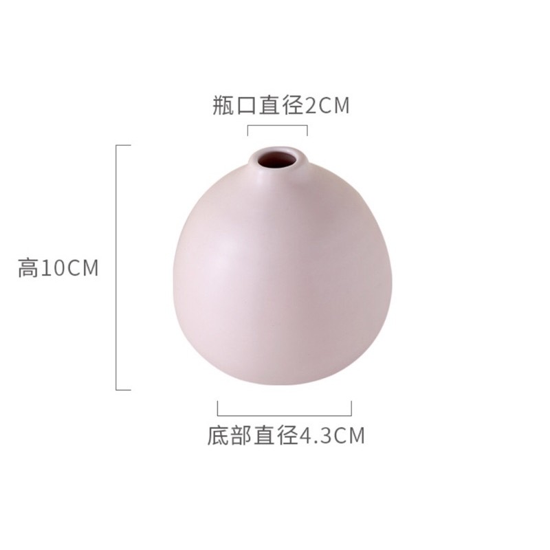 Bình bông gốm sứ phong cách tối giản Nhật Bản