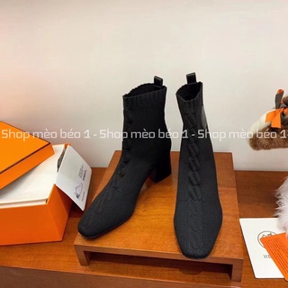 Bốt boot len hm gót trụ fullbox