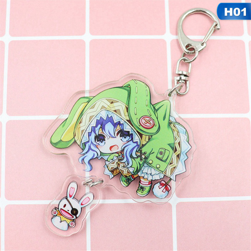 flowersqueen Móc chìa khóa in hình anime Date A Live đáng yêu